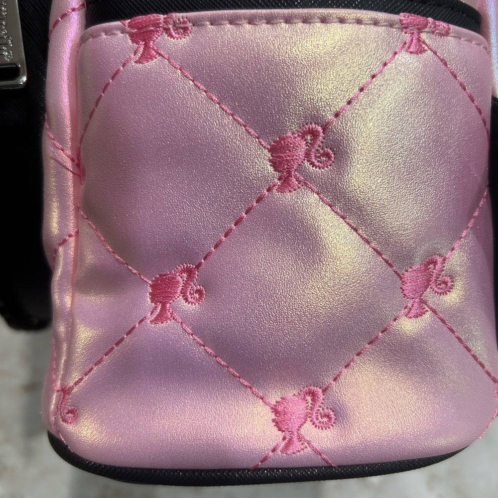 Loungefly Barbie Pink and Black Fashion Backpack-NWT - Picture 5 of 8